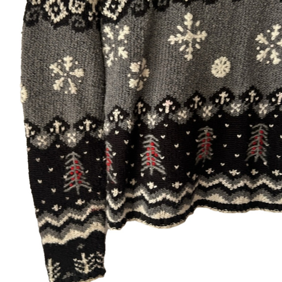 Talbots Hand Knit Sweater, Christmas, SZ M, PTP 19”, L 23”, Beautiful Sweater - Picture 13 of 13